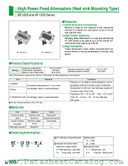 AT-1320-H datasheet pdf Hirose Electric