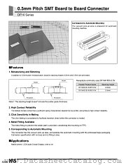 DF16B-16DP-0.5V datasheet pdf Hirose Electric