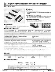 HIF3A-16D-2.54R datasheet pdf Hirose Electric