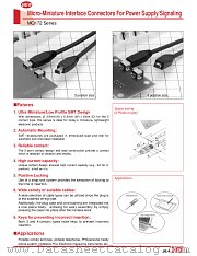 MQ172X-4SA(11) datasheet pdf Hirose Electric
