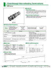 MR-201 datasheet pdf Hirose Electric