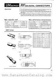 UM-QP-2.5CR3A datasheet pdf Hirose Electric