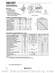 2SJ127 datasheet pdf Hitachi Semiconductor