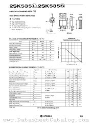 2SK535S datasheet pdf Hitachi Semiconductor