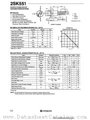 2SK551 datasheet pdf Hitachi Semiconductor