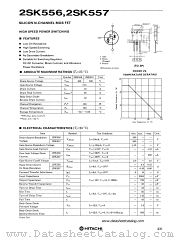 2SK557 datasheet pdf Hitachi Semiconductor