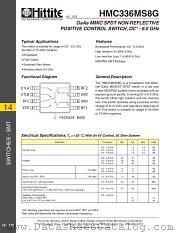 HMC336MS8G datasheet pdf Hittite Microwave Corporation