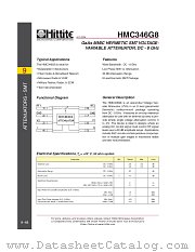 HMC346G8 datasheet pdf Hittite Microwave Corporation