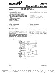 HT1613C datasheet pdf Holtek Semiconductor