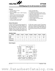 HT1626 datasheet pdf Holtek Semiconductor