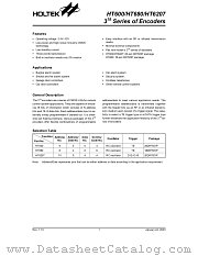 HT6207 datasheet pdf Holtek Semiconductor