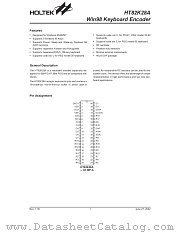 HT82K28A datasheet pdf Holtek Semiconductor
