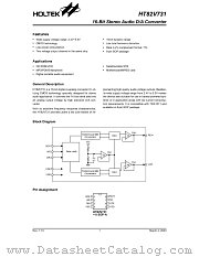 HT82V731 datasheet pdf Holtek Semiconductor