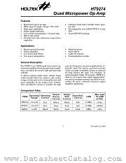 HT9274 datasheet pdf Holtek Semiconductor