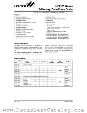 HT9315C datasheet pdf Holtek Semiconductor