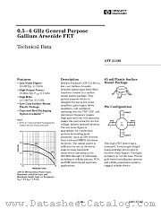 ATF-21186-TR1 datasheet pdf Agilent (Hewlett-Packard)