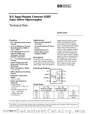 HCPL3150 datasheet pdf Agilent (Hewlett-Packard)