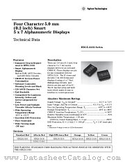 HDLA-2416 datasheet pdf Agilent (Hewlett-Packard)