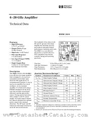 HMMC-5618 datasheet pdf Agilent (Hewlett-Packard)