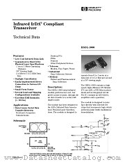 HSDL-1000 datasheet pdf Agilent (Hewlett-Packard)