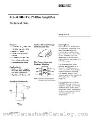 MGA-82563-BLK datasheet pdf Agilent (Hewlett-Packard)