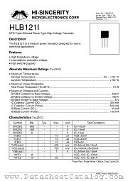 HLB1211 datasheet pdf Hi-Sincerity Microelectronics