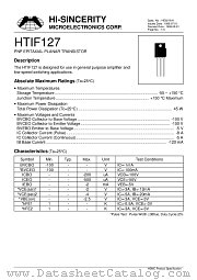 HTIF127 datasheet pdf Hi-Sincerity Microelectronics