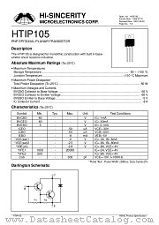 HTIP105 datasheet pdf Hi-Sincerity Microelectronics