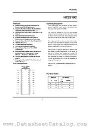 HC2510C datasheet pdf Hynix Semiconductor