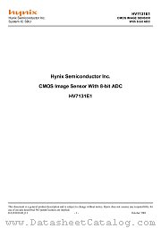 HV7131E1 datasheet pdf Hynix Semiconductor