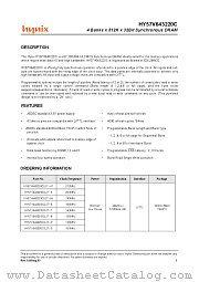 HY57V643220CLT-P datasheet pdf Hynix Semiconductor
