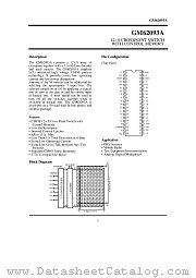 GM62093A datasheet pdf Hynix Semiconductor