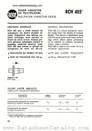 ROV405 datasheet pdf ICCE