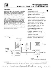 ICS300 datasheet pdf Integrated Circuit Systems