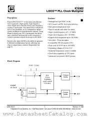 ICS502M datasheet pdf Integrated Circuit Systems