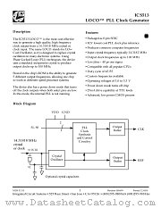 ICS513M datasheet pdf Integrated Circuit Systems