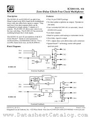 ICS581-01 datasheet pdf Integrated Circuit Systems