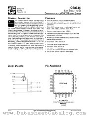 ICS8344BYI datasheet pdf Integrated Circuit Systems