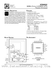 ICS84021 datasheet pdf Integrated Circuit Systems