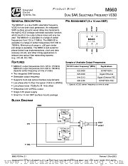 M660 datasheet pdf Integrated Circuit Systems