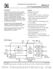 MK2049-36SITR datasheet pdf Integrated Circuit Systems