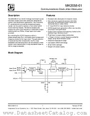 MK2058-01SI datasheet pdf Integrated Circuit Systems