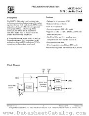 MK2731-04STR datasheet pdf Integrated Circuit Systems