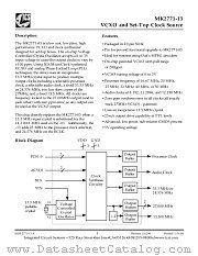 MK2771-13STR datasheet pdf Integrated Circuit Systems