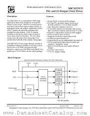 MK74ZD133Y datasheet pdf Integrated Circuit Systems