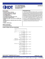 IDT5T915 datasheet pdf IDT