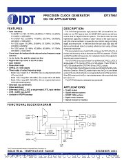 IDT5T940 datasheet pdf IDT