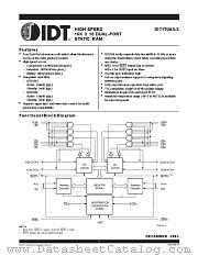 IDT7026 datasheet pdf IDT