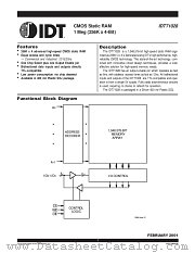 IDT71028 datasheet pdf IDT