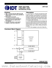 IDT71128 datasheet pdf IDT
